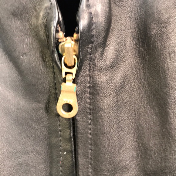 Hunters Run front leather vest Sz L - Picture 3 of 5